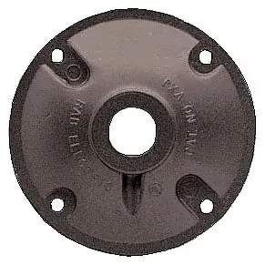 RAB Lighting XC1A Weatherproof Cover Heavy Duty 4 1/2 Tap Bronze