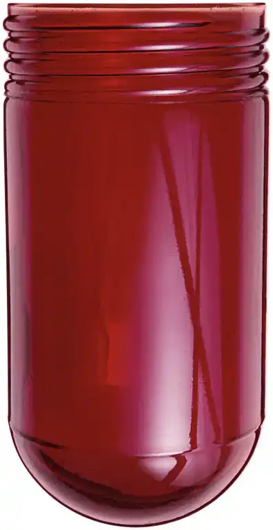 Rab Design Lighting GL100R Round Bottom Ruby Glass Lighting Globe