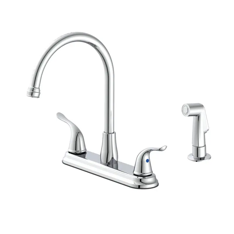 Mainline LB146-WSCP Lisburn 4 Hole Kitchen Faucet with Sidespray