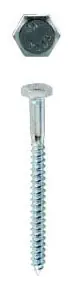 Cully 57832J Lag Screw 1/2 x 2 Hex Head Zinc Jar Package