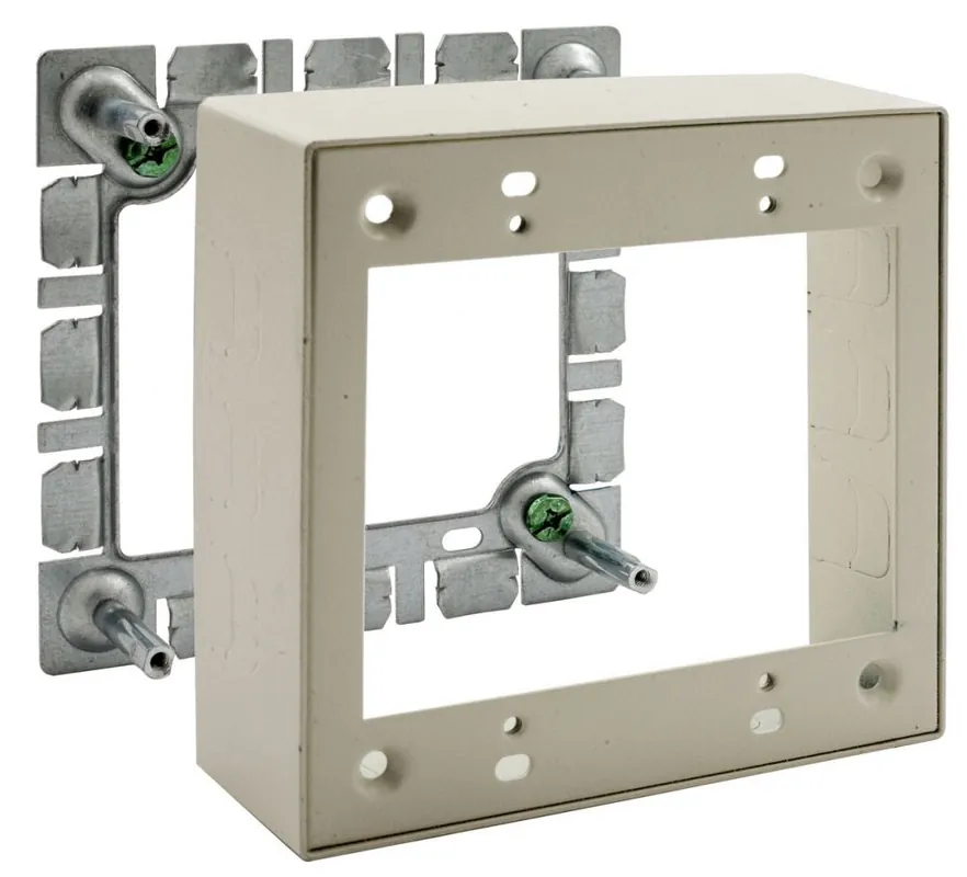 Hubbell HBL57512IVA Raceway Extension Box 2G Hbl500/700/Hbl750 Ivory