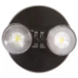 Cooper Lighting APWR1BK Sure-Lites APWR Series Emergency Light Thermoplastic 3.6V dc 0.78W LED Lamp 1-Head