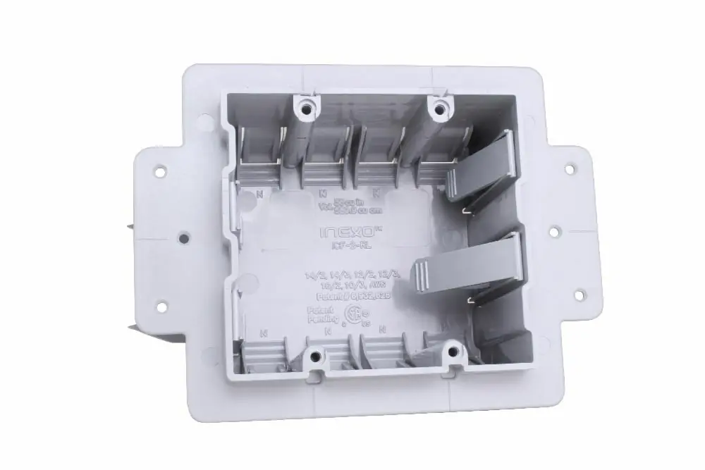Multi Fittings 220001 ICF-2-RL PVC Double Gang ICF Box CSAus NMD Cable Inexo