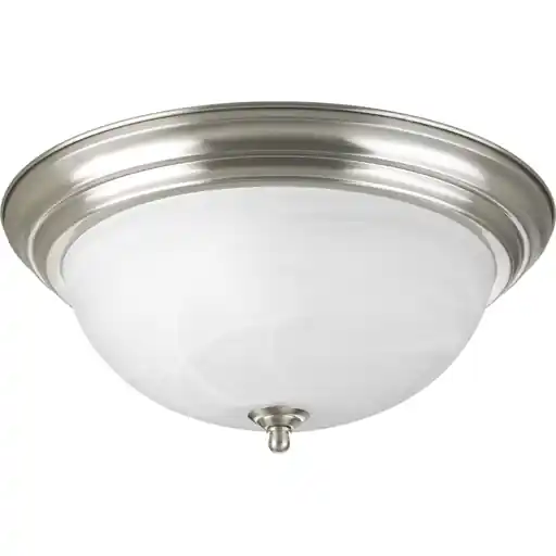 Progress P3926-09 Three-Light Dome Glass 15-1/4 Close-to-Ceiling