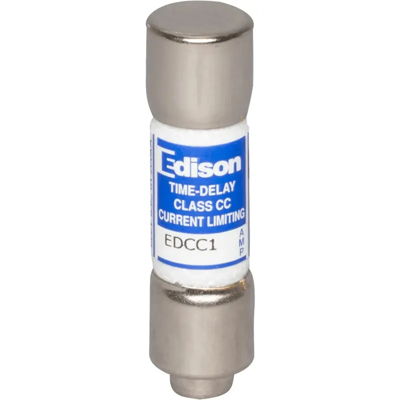 Edison EDCC1 1A EDCC Time-Delay Fuse 600 VAC 300 VDC 20 kAIC Non-Indicating