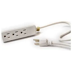 Precision PP3P16-PS-3 3 Outlet Power Strip Indoor 3 Prong No Surge