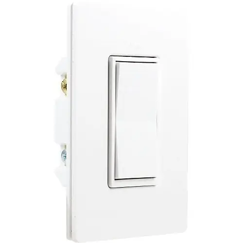 iDevices IDEVZ03DW ZWave Enabled RF Decorator Add-on Switch for Switch or Dimmer, Multi-Way Switch, 120VAC