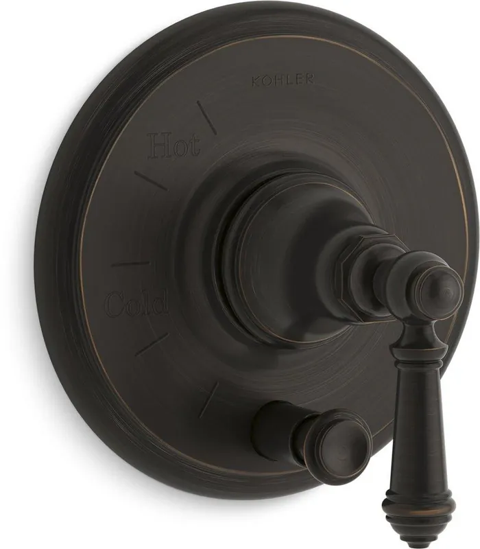 KOHLER T72768-4-2BZ Artifacts Single Handle Pressure Balancing Valve Trim in Oil Rubbed Bronze
