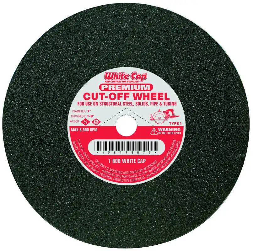 Tyrolit 58517 Basic 7X1/8X5/8 Type 1 Abrasives Basic Portable Electric Saw Wheel