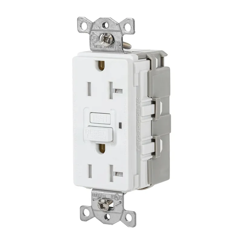 Hubbell Wiring Device - Kellems SNAPGFTW20W Style Line 20A 125V 2P3W GFCI with AUTOGUARD