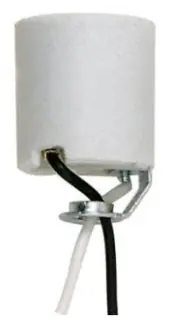 Satco 80-2041 Keyless Porcelain Socket w/Hickey