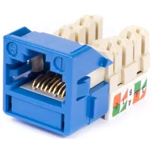 CommScope CC00209171 Uniprise® Category 6 Information Outlet Blue