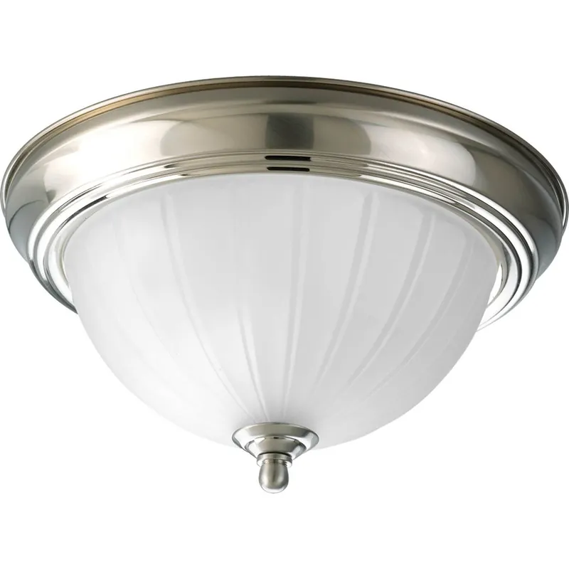Progress P3816-09 One-Light Melon 11-3/8 Close-to-Ceiling