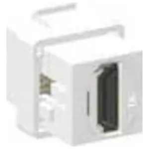 CommScope 760190686 Multimedia Outlet 1-Port Pass Through Connector Pro White