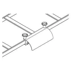 Chatsworth 12101-E11 Cable Runway Radius Drop Stringer Adjustable 10 in. W x 4.2 in. D x 3 in. H Glacier White
