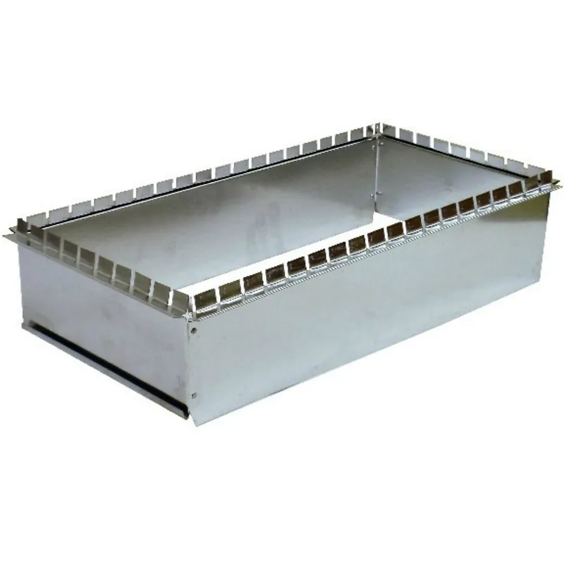 Snappy 45-22 Sheet Metal Start Collar 22 x 8 Galvanized Straight