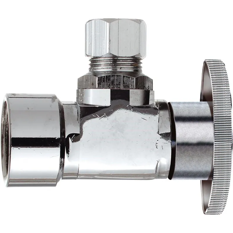 All-Source 456385 3/8 In. FIP x 3/8 In. OD Quarter Turn Angle Valve