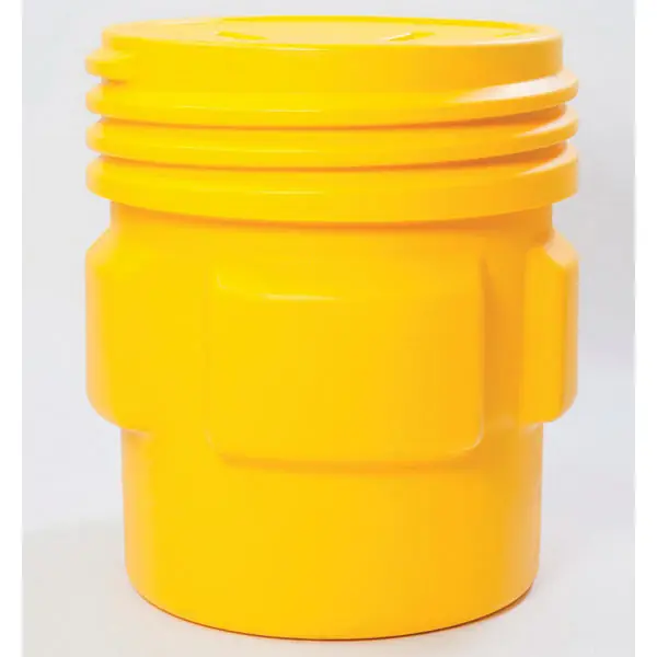 Eagle Manufacturing 1661 Overpack Drum, 65 Gal, Screw-On Lid