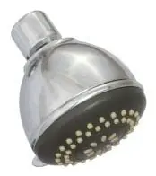 Huntington Brass P0427301 3 Diameter 1.5 GPM Showerhead 4-Setting