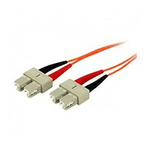 Lynn Electronics LCSTDUPMM-1M Fiber Optic Patch Cable, Lc/St Dx mm 62.5 1M