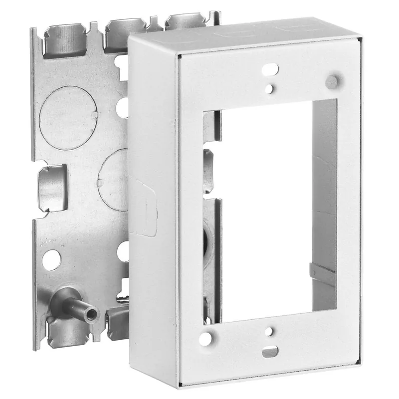 Hubbell Wiring Device - Kellems HBL5747WA Metal Raceway, Box, 1-Gang, Shallow