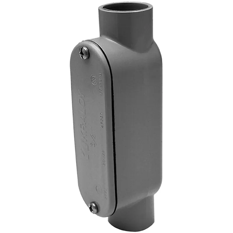 Kraloy 078118 PVC Type C Access Fitting With Cover And Gasket 1-Inch