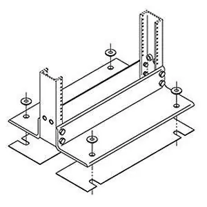 Chatsworth 10605-019 Rack Base Insulator Kit 19 in. Rack