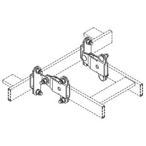 Chatsworth 10488-701 Junction Swivel Splice Kit 3/8 x 1 1/2 in. Black