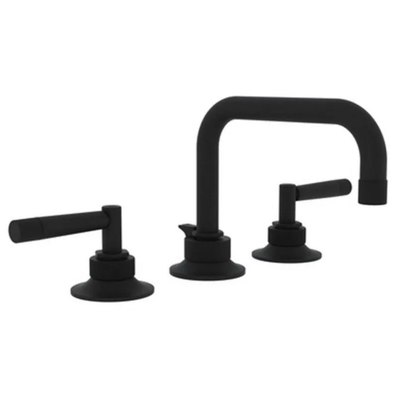 ROHL MB2009LMMB-2 Graceline Widespread Bathroom Sink Faucet in Matte Black