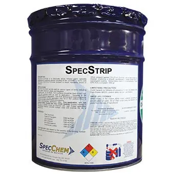 SpecChem SSTRIPRED5 SpecStrip 5 Gal. Pail Reactive Form Release Agent