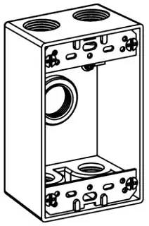 Orbit 1B75-5-BR Weatherproof Device Box