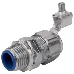 ABB 5334ALGR Liquidtight Grounding Connector Straight Aluminum Insulated 1 in.