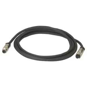 CommScope ATCB-B01-005 AISG Standard Cable Straight 8-Pin DIN Female to 8-Pin DIN Male 300V 6 Conductor 5 m Black