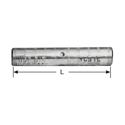 Hubbell YCS37R Burndy YCS37R HYSPLICE AL Sleeve with Staked Cable Stop