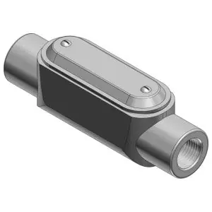ABB C27CG-TB BlueKote Form 7 Type C Conduit Body with Cover and Gasket