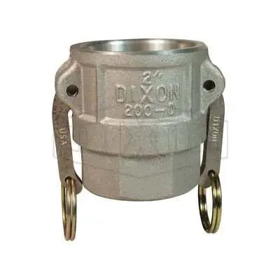 Dixon 300-D-AL Type D Cam and Groove Coupler, 3 in Nominal, Female Coupler x FNPT End Style, Aluminum