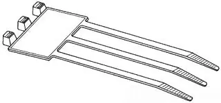 Burndy CT18075M Cable Tie 18LB 4IN 1000/PK