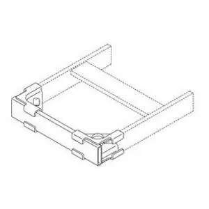 Chatsworth 11700-712 End Closing Kit 12 in.W x 1.5 in.H Black