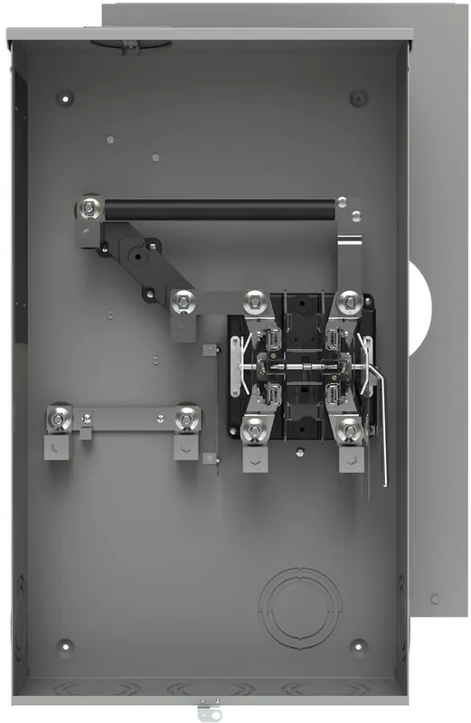 Talon 44704-8265 600 VAC 320 Amp 1-Phase 3-Wire 4-Jaw 1-Position Lever Bypass Ringless Meter Mounting Equipment