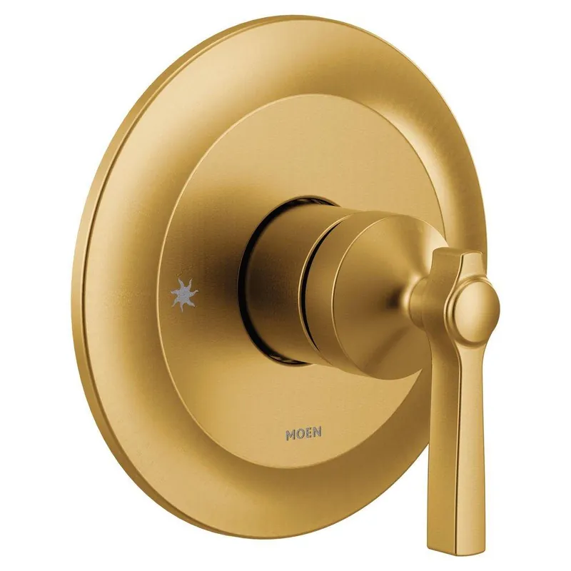 Moen UTS3911BG Flara Single Handle Pressure Balancing Valve Trim in Brushed Gold