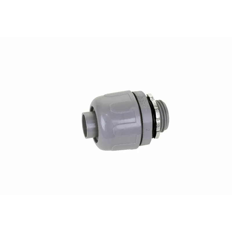Multi Fittings 65327 LTS10 1/2 NM Straight Fitting Liquidtight Grey Kwikflex
