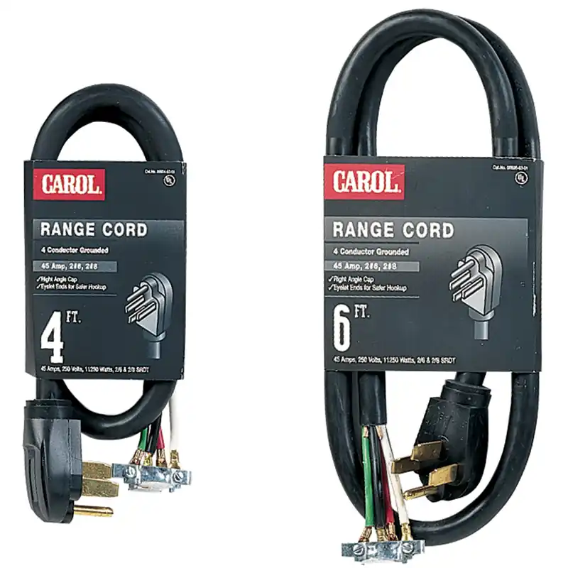 Prysmian Group 00604.63.01 Carol Brand Range Cord 50A (4 ft) Replacement MPN