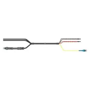 FiberFeed HFT410-2SVHYF-20 FiberFeed HeliAX HFT Series Hybrid Cable Assembly PVC 4-Conductor DLC Standard to DLC Outdoor 20 ft.