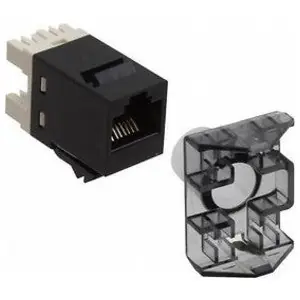 CommScope 760237627 Uniprise USL Series Modular Jack Cat 6 Black