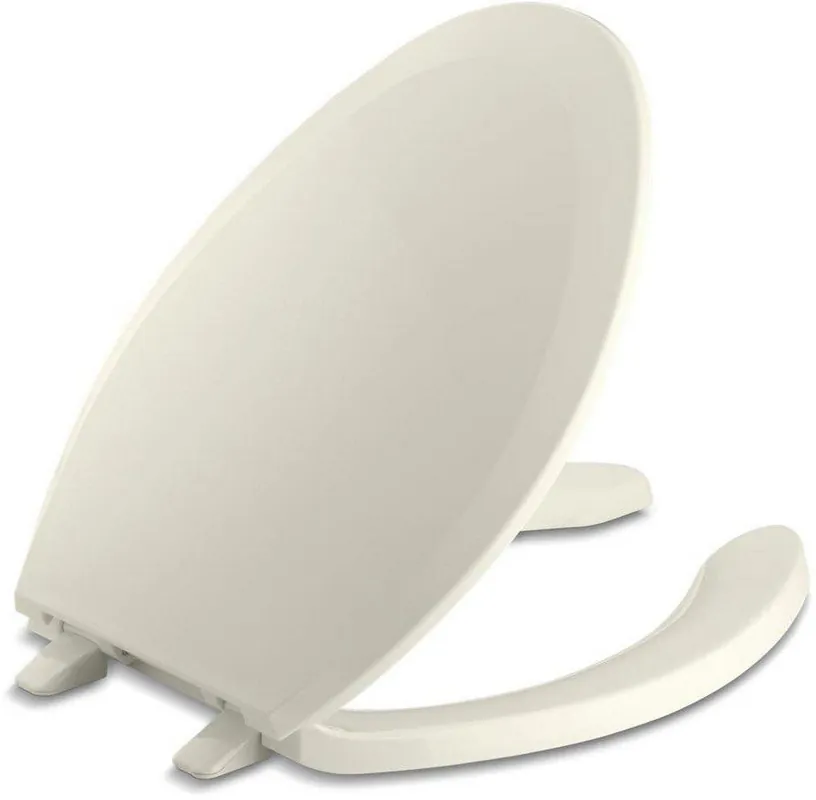 Kohler 4650-96 Lustra Elongated Open Front Toilet Seat with Cover
