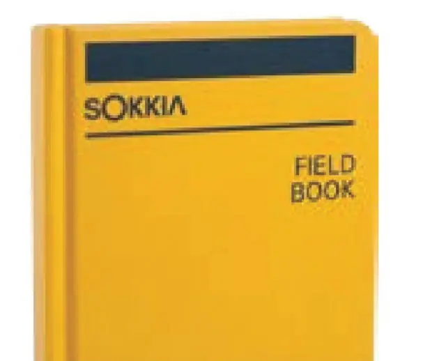 Sokkia 815260 4-1/2X7-1/4 Transit Field Book