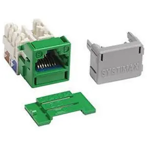 CommScope Systimax 760092403 Systimax MGS600 Series GigaSPEED X10D Information Outlet Green