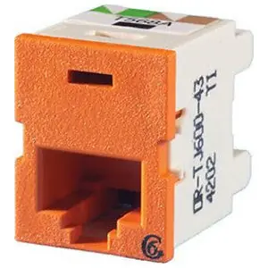 Ortronics OR-TJ600-43 Clarity TracJack Category 6 Jack Dark Orange