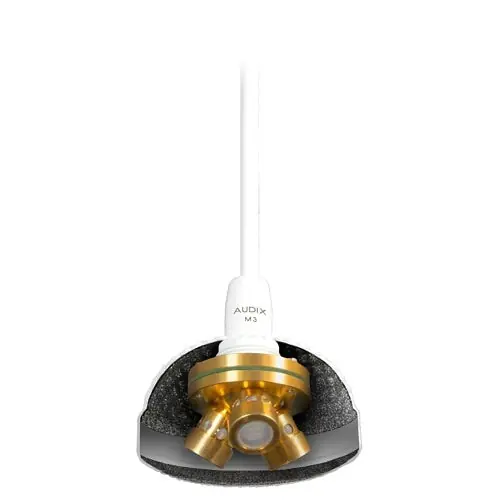 Audix M3W Tri-Element Hanging Ceiling Microphone, White