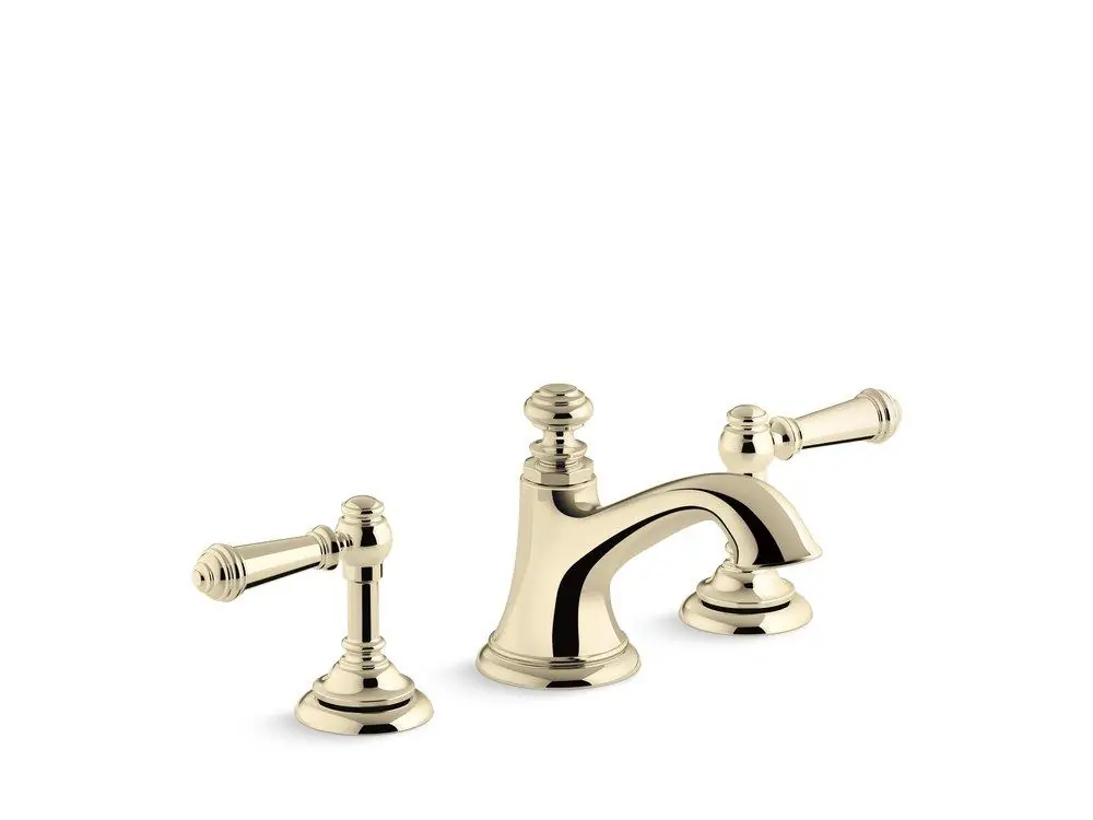 Kohler 72759-AF Artifacts Two Handle Widespread Bathroom Sink Faucet in Vibrant French Gold